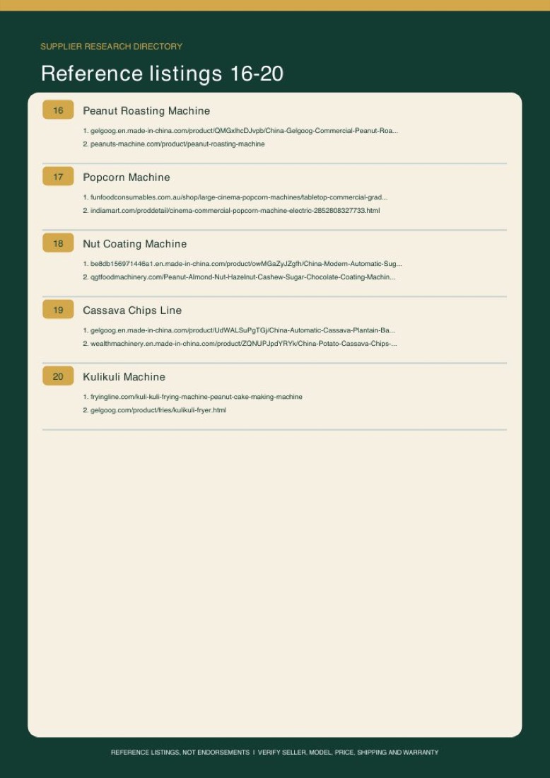 LaunchKit supplier research directory page